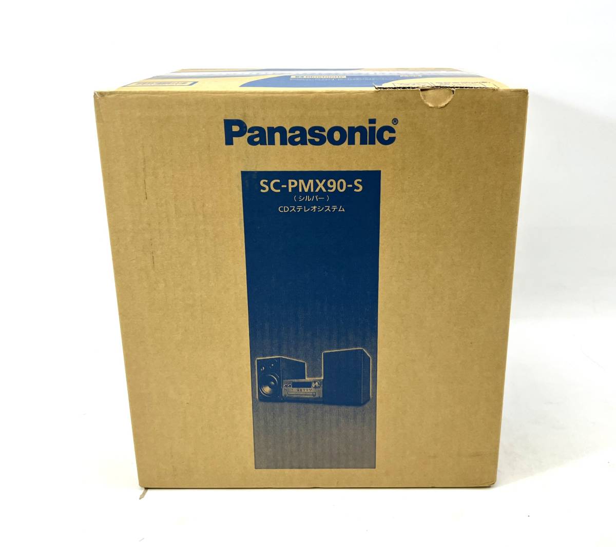 ◇【未使用/120サイズ】Panasonic CDステレオシステム ハイレゾ音源対応 シルバー SC-PMX90-s ミニコンポ_画像5
