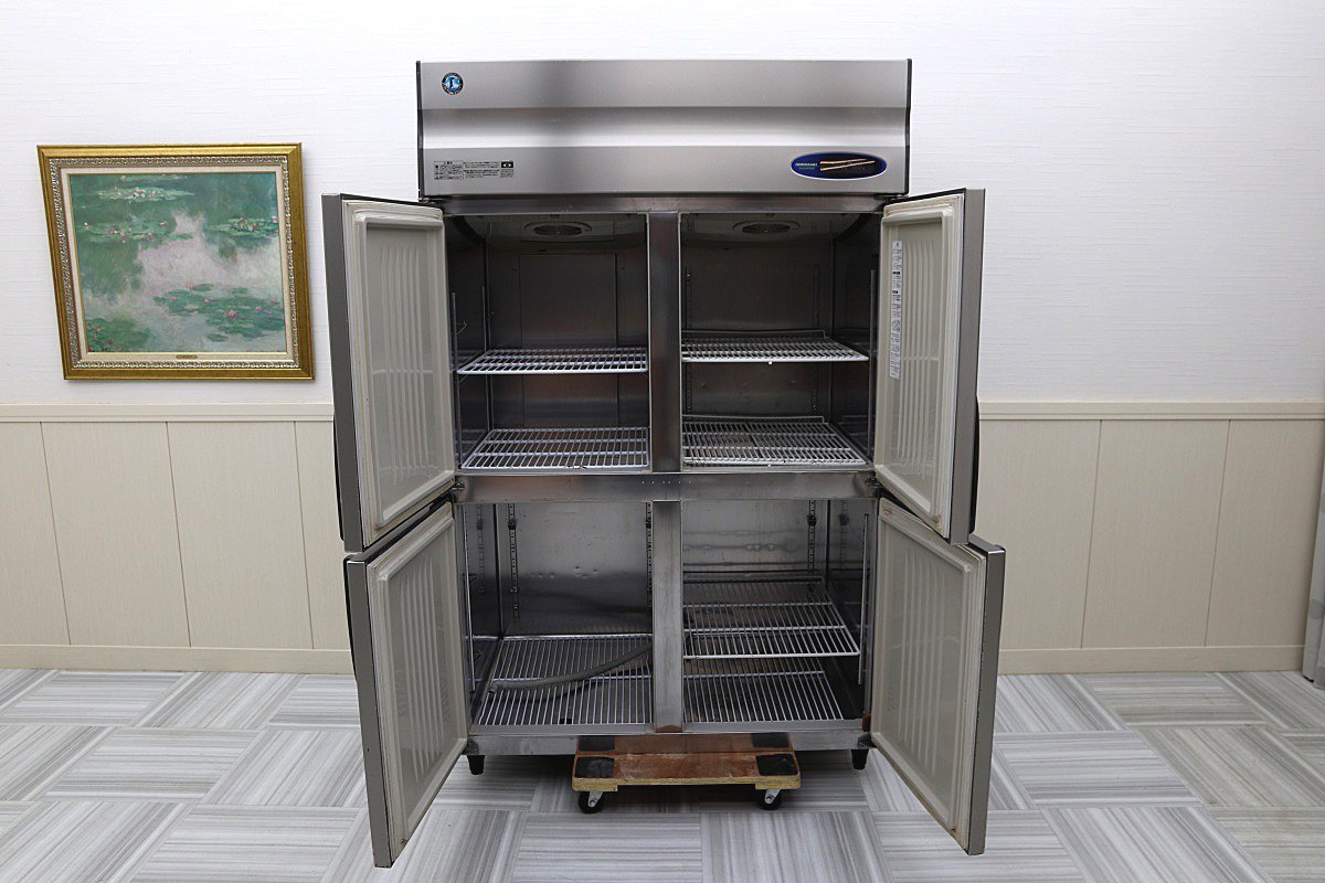  beautiful goods!16 year made Hoshizaki star cape 4-door 100V freezing refrigerator 1.3 warehouse HRF-120Z kitchen store business use 1200×800