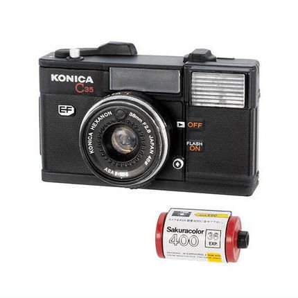 ★在庫8★4種セット★コニカミノルタミニチュアコレクション★撮りっきりコニカMiNi★MINOLTA α-7000★KONICA C35 EF★Sakuracolor400★_画像2