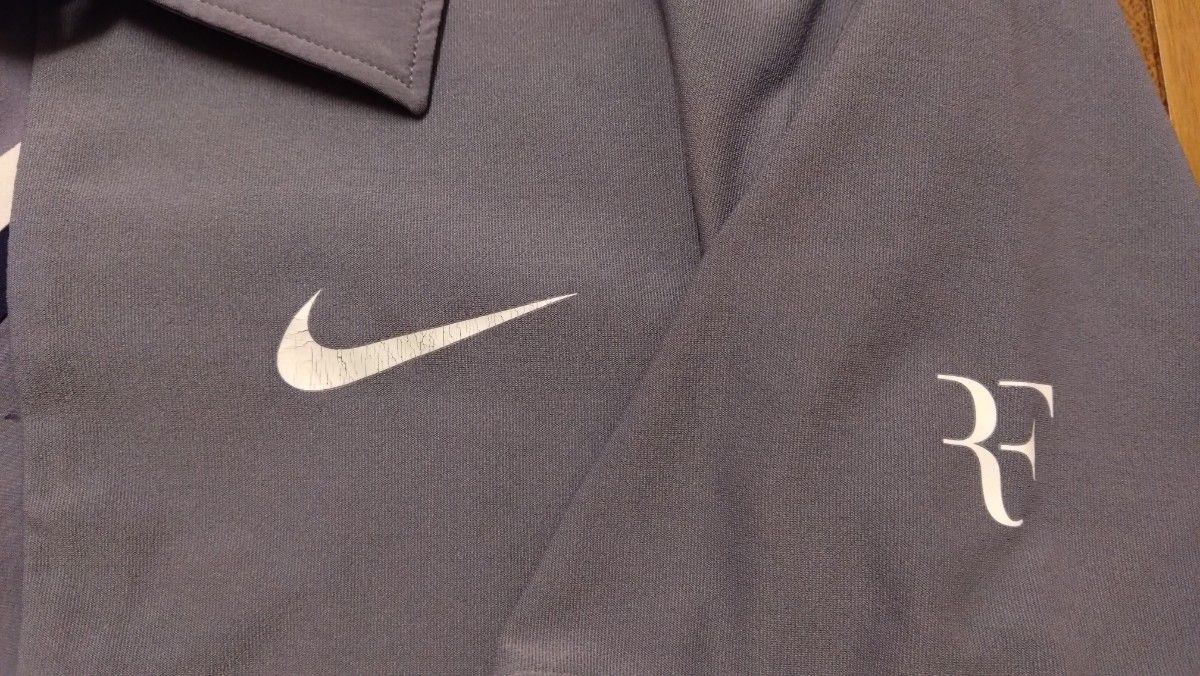 美品】NIKEナイキ federer RF フェデラーモデル テニスウェア 美品】NIKEナイキ federer RF フェデラーモデル テニスウェア