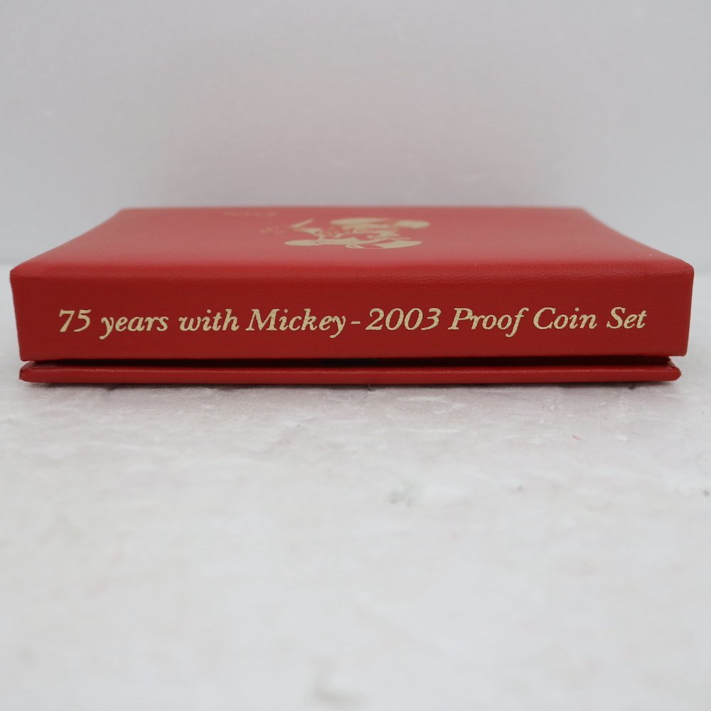 ミッキーマウス 2003 プルーフ貨幣セット 75周年 記念硬貨 コイン シルバー925 SV925_画像5