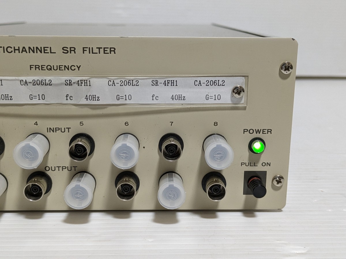 NF 回路　抵抗同調フィルタ ８ｃｈケース 3315　エヌエフ回路　AD変換のアンチエイリアシングフィルタ 日本製品　動作確認済み　_画像3