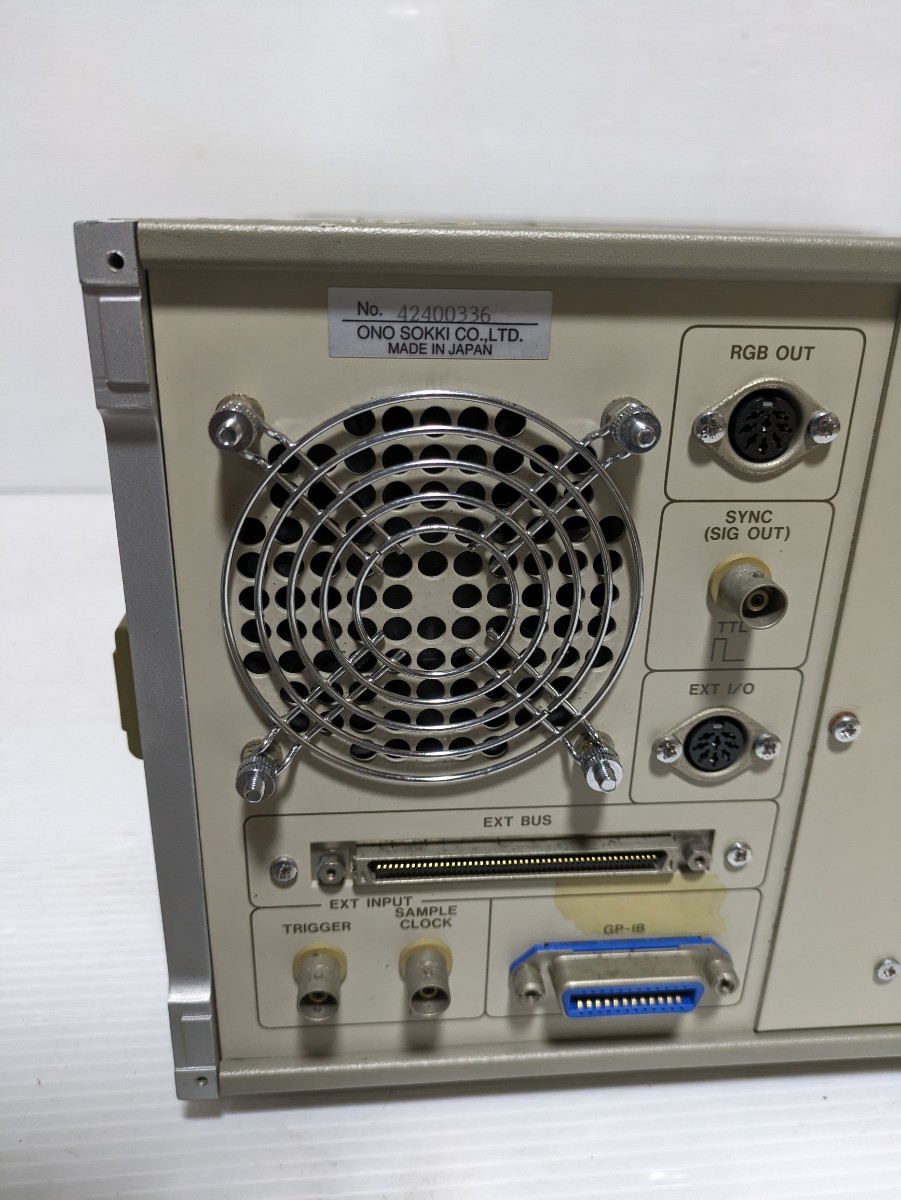 ONO SOKKI 小野測器 CF-6400 4 CHANNEL INTELLIGENT FFT ONO SOKKI 小野測器 CF-6400 4 CHANNEL INTELLIGENT FFT