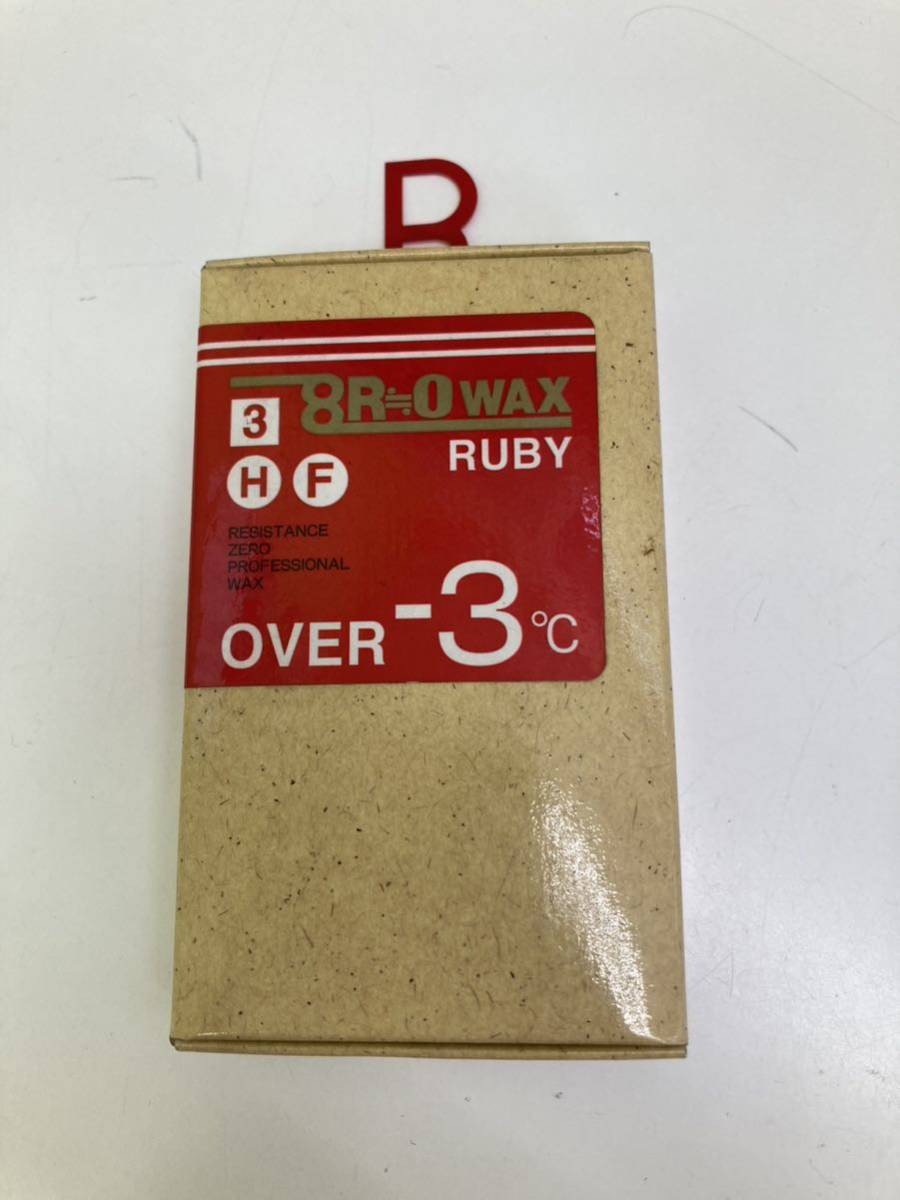 R≒0 WAX アールゼロ スノーボード スキー　RUBY ルビー　ワックス　新品未使用_画像1