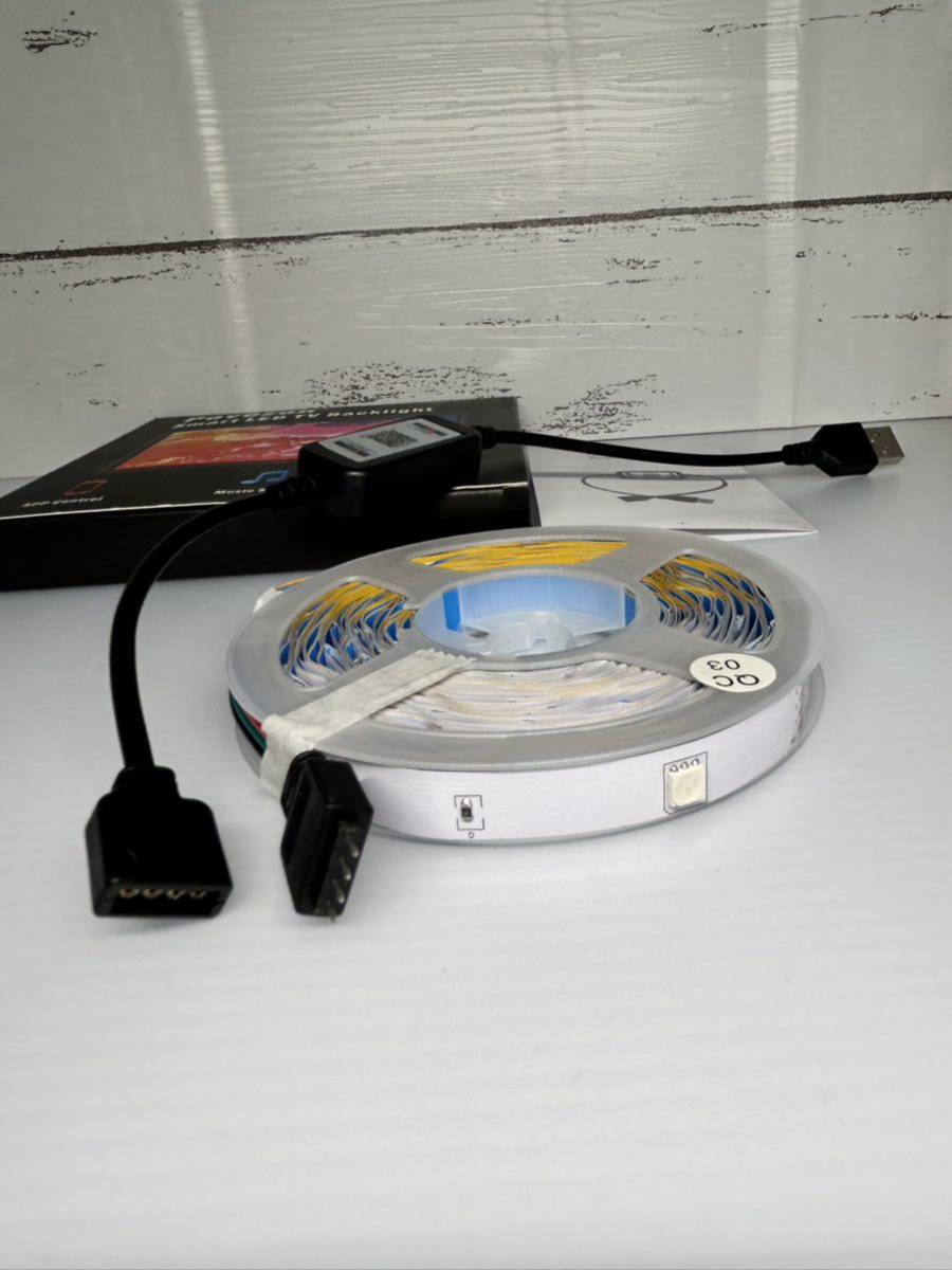 LEDテープライト 10m Povezon Bluetooth ストリップライト SMD 5050 DIY 切断可能 _画像5