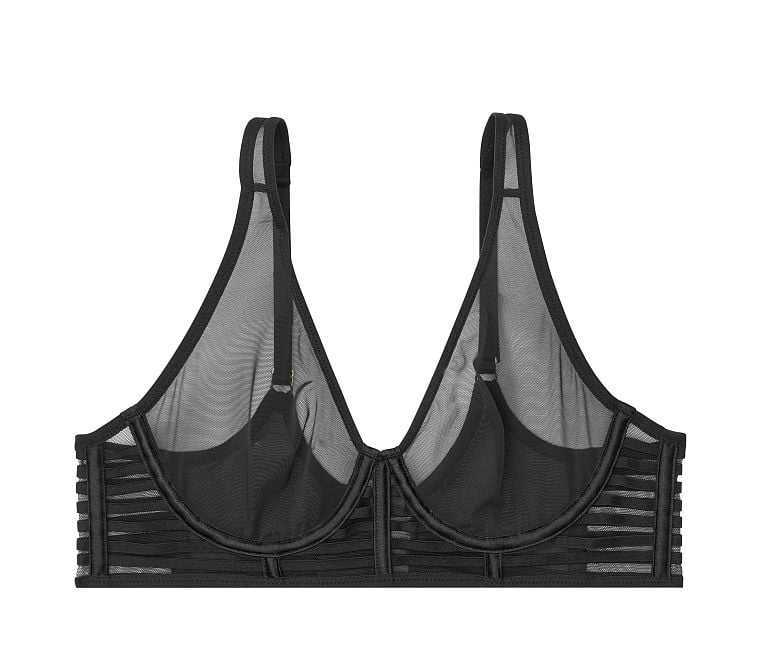 VICTORIA'S SECRET ヴィクトリアシークレット ヴェリーセクシー メッシュ ブラ ブラジャー 32D(D70相当、姉妹サイズC75,E65)_画像8