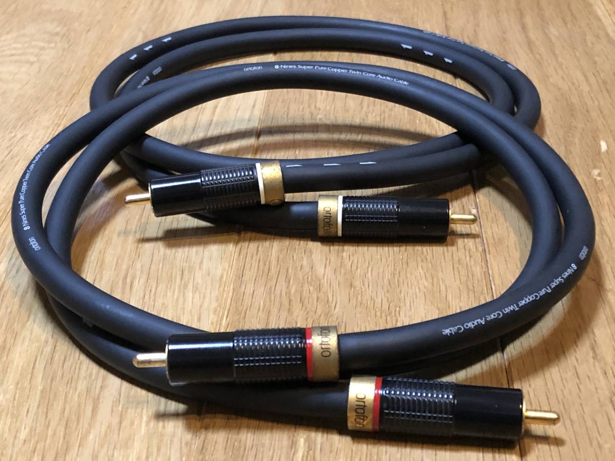 Ortofon/オルトフォン RCAケーブル 8-Nines Super Pure Copper Ortofon/オルトフォン RCAケーブル 8-Nines Super Pure Copper