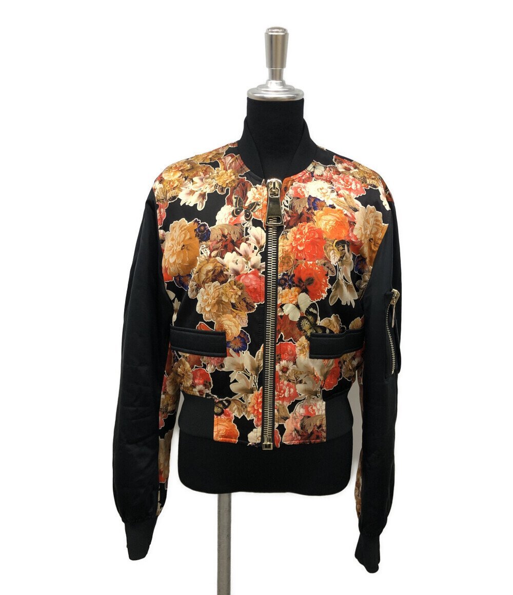 ジバンシー ブルゾン 花柄 15Y 0004 355 レディース 40 M GIVENCHY [0502]_画像1