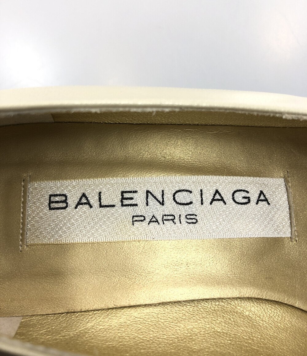 バレンシアガ アーモンドトゥパンプス ライトベージュ レディース 35 1/2 S Balenciaga [0502]_画像4