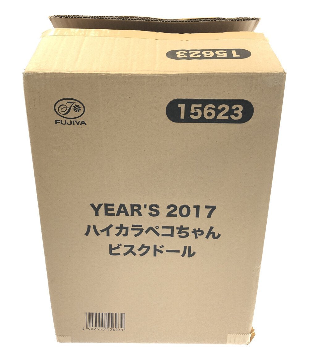 美品 ビスクドール ペコちゃん ハイカラペコちゃん YEAR2017 FUJIYA [0104初]