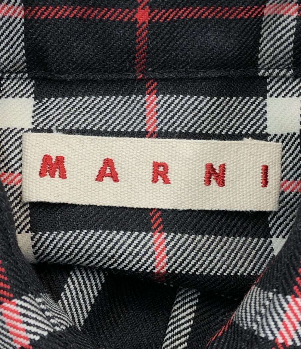 8120円 美品 マルニ 長袖チェックシャツ メンズ 44 XL以上 MARNI 8120円 美品 マルニ 長袖チェックシャツ メンズ 44 XL以上 MARNI