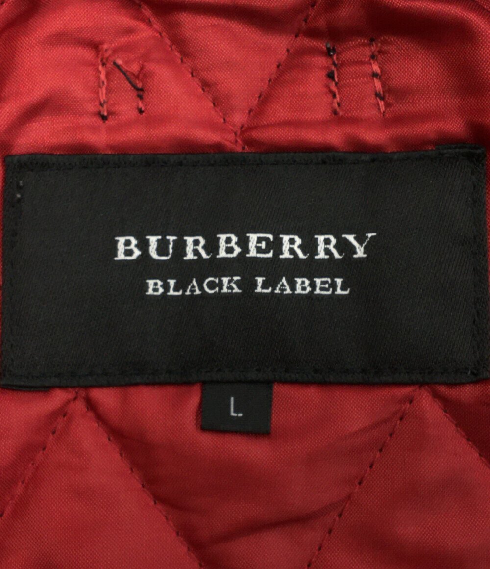 バーバリーブラックレーベル キルティングジャケット メンズ L L BURBERRY BLACK LABEL_画像3