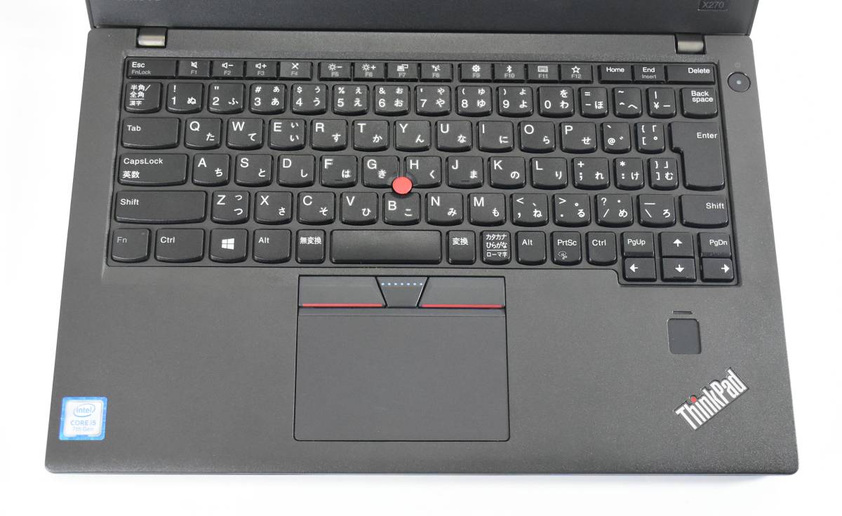 Lenovo ThinkPad X270/Core i5-7200U/メモリ16GB/SSD 512GB/Webカメラ/12.5インチ/高解像度1920x1080/Windows 11 /中古ノートパソコン_画像2