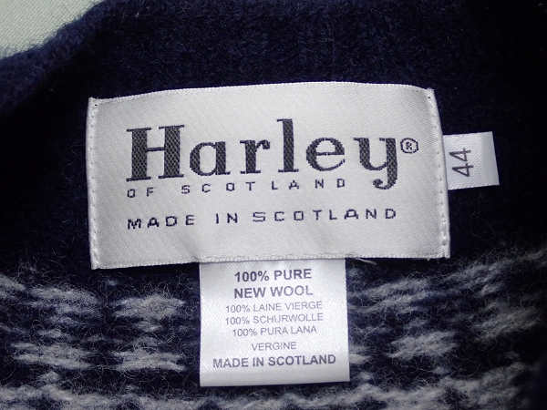Harley OF SCOTLAND 英国製 セーター・44□ハーレーオブスコットランド/ニット/23*11*3-14_画像7