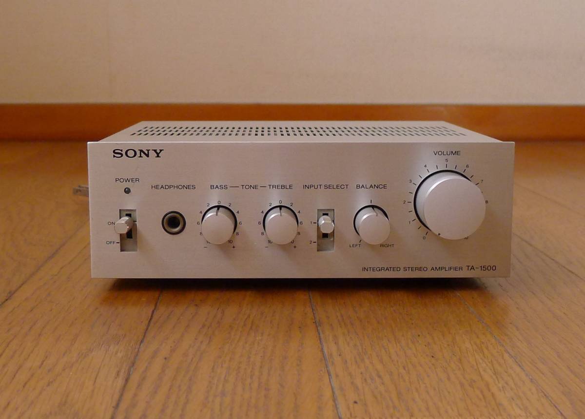 SONY TA-1500 小型 プリメインアンプ　 _画像2