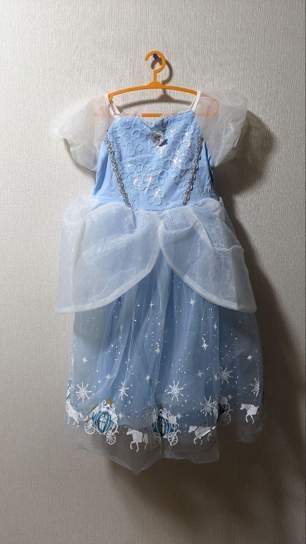 ハロウィン　シンデレラ　プリンセス　コスプレ　120 ドレス　ブルー_画像5