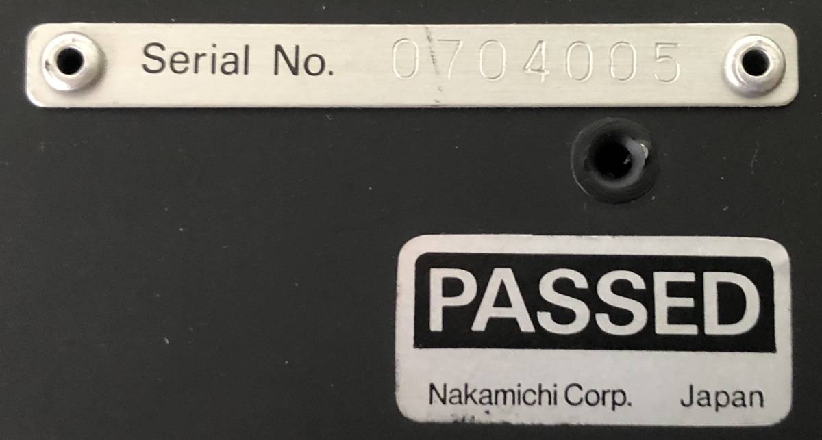 Y6432(122)-104/SR55000【名古屋】Nkamichi 2点まとめ ZX-7 Discrete Head Cassette Deck A124 03078 / MX-100 Microphone Mixer 0704005 _画像10