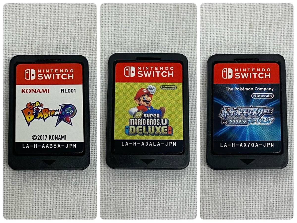 W287218(122)-521/AS5000【名古屋】3点まとめ Nintendo 任天堂 スイッチソフト スーパーマリオ ポケットモンスター スーパーボンバーマン_画像8