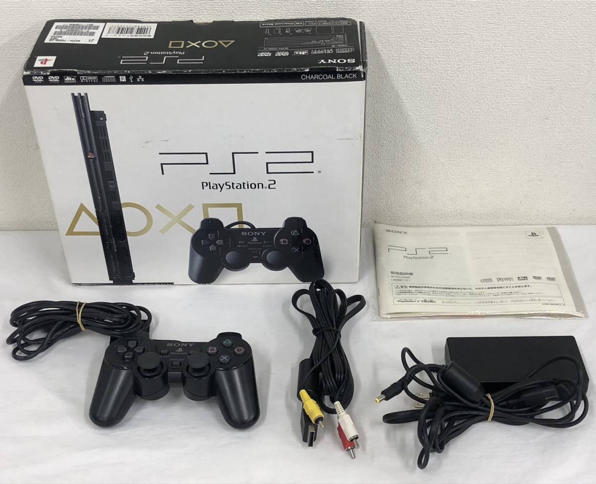 L267396(121)-314/MH0【名古屋】SONY ソニー PlayStation2 プレイステーション2 PS2 SCPH-75000 ゲーム機_画像9