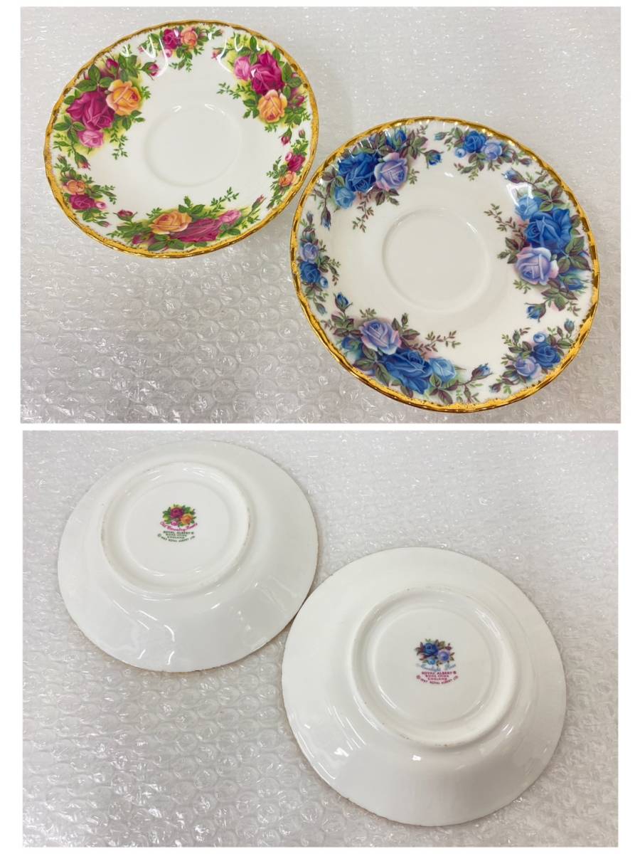 PA013010(123)-416/MR4000【名古屋】カップ＆ソーサー ROYAL ALBERT ロイヤルアルバート 9点まとめ Lady Hamilton / Old Country Roses 他_画像4