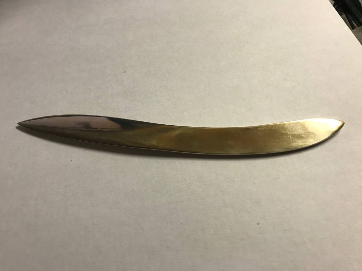 ペーパーナイフ 真鍮 レターオープナー_画像1