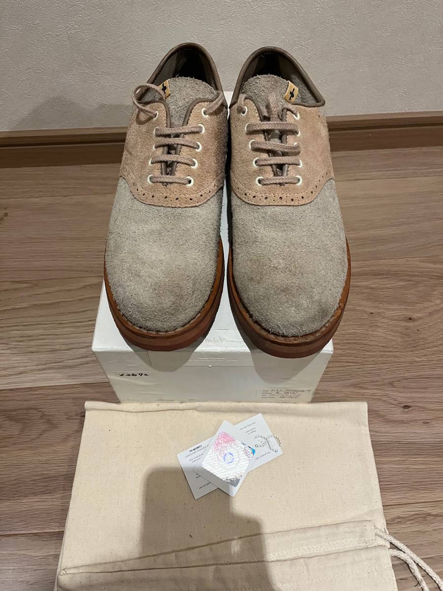 visvim PATRICIAN サドルシューズ スウェード US10 28cm 付属品あり_画像3