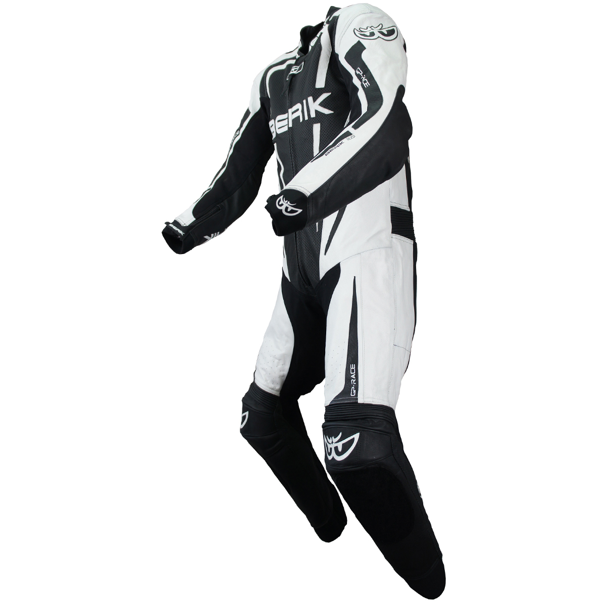 MFJ公認モデル BERIK ベリック レーシングスーツ LS1-171334 WHITE XSサイズ レディース サーキット ツーリング 【バイク用品】_画像2