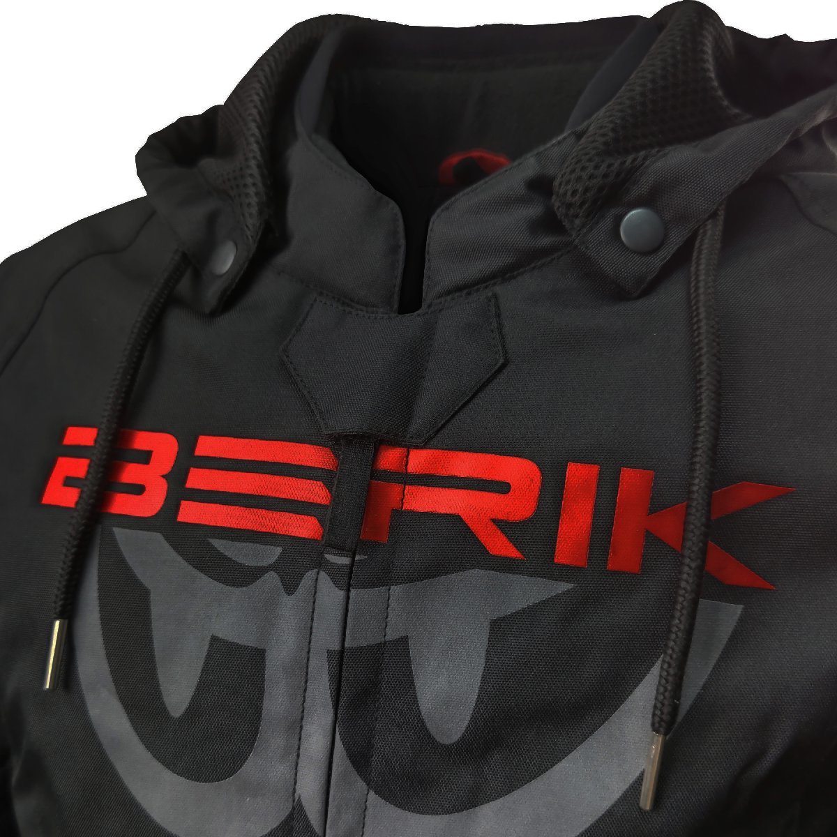 サンプル品 BERIK ベリック ナイロンジャケット 2310212 RED 52 XLサイズ 秋冬 バイクウェア 【バイク用品】_画像4