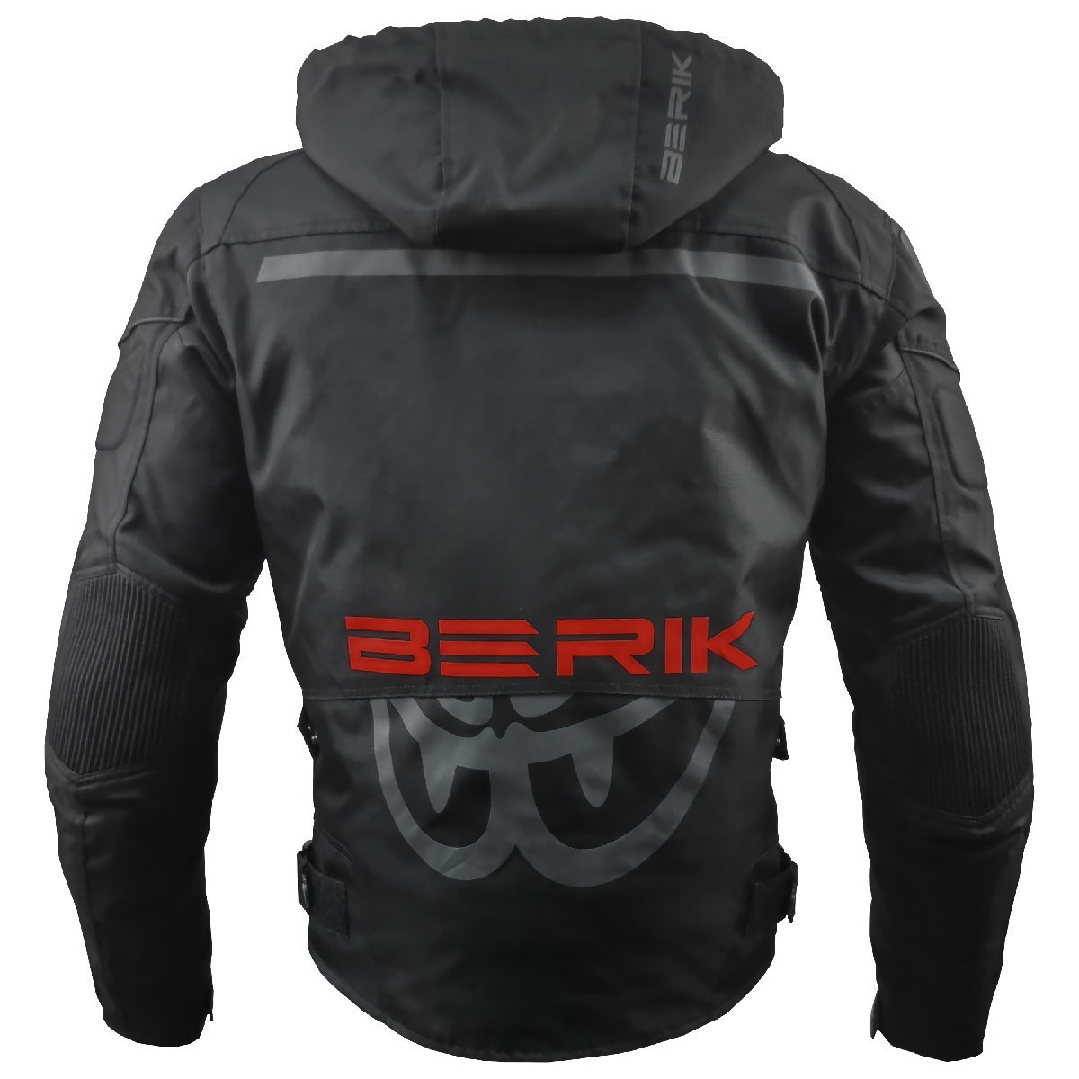 サンプル品 BERIK ベリック ナイロンジャケット 2310212 RED 52 XLサイズ 秋冬 バイクウェア 【バイク用品】_画像3