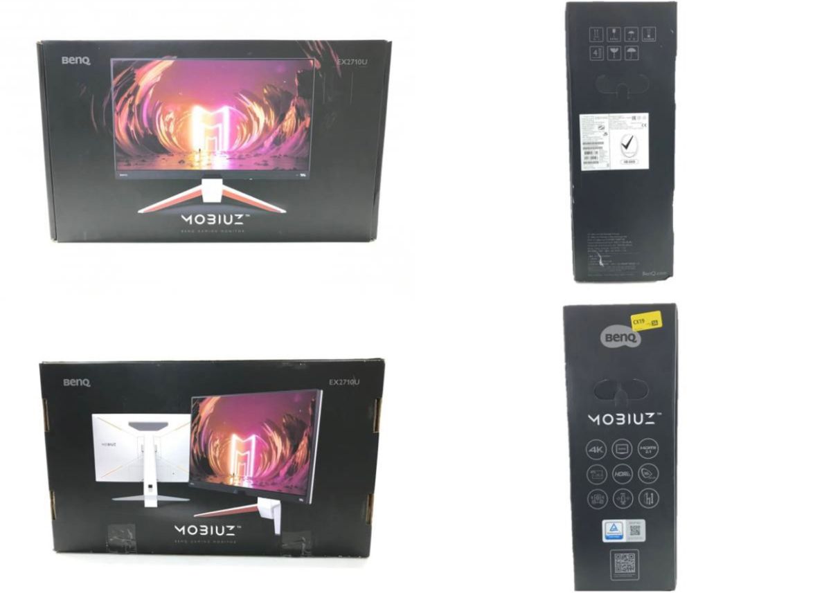 中古品 BenQ MOBIUZシリーズ EX2710U 4K 144Hz1ms 27インチ 中古品 BenQ MOBIUZシリーズ EX2710U 4K 144Hz1ms 27インチ