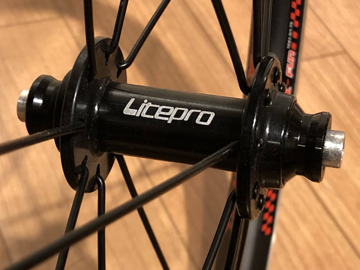 Litepro １６インチ（16×1.5/1.75 ETRTO305）ホイール　前後セット_画像3