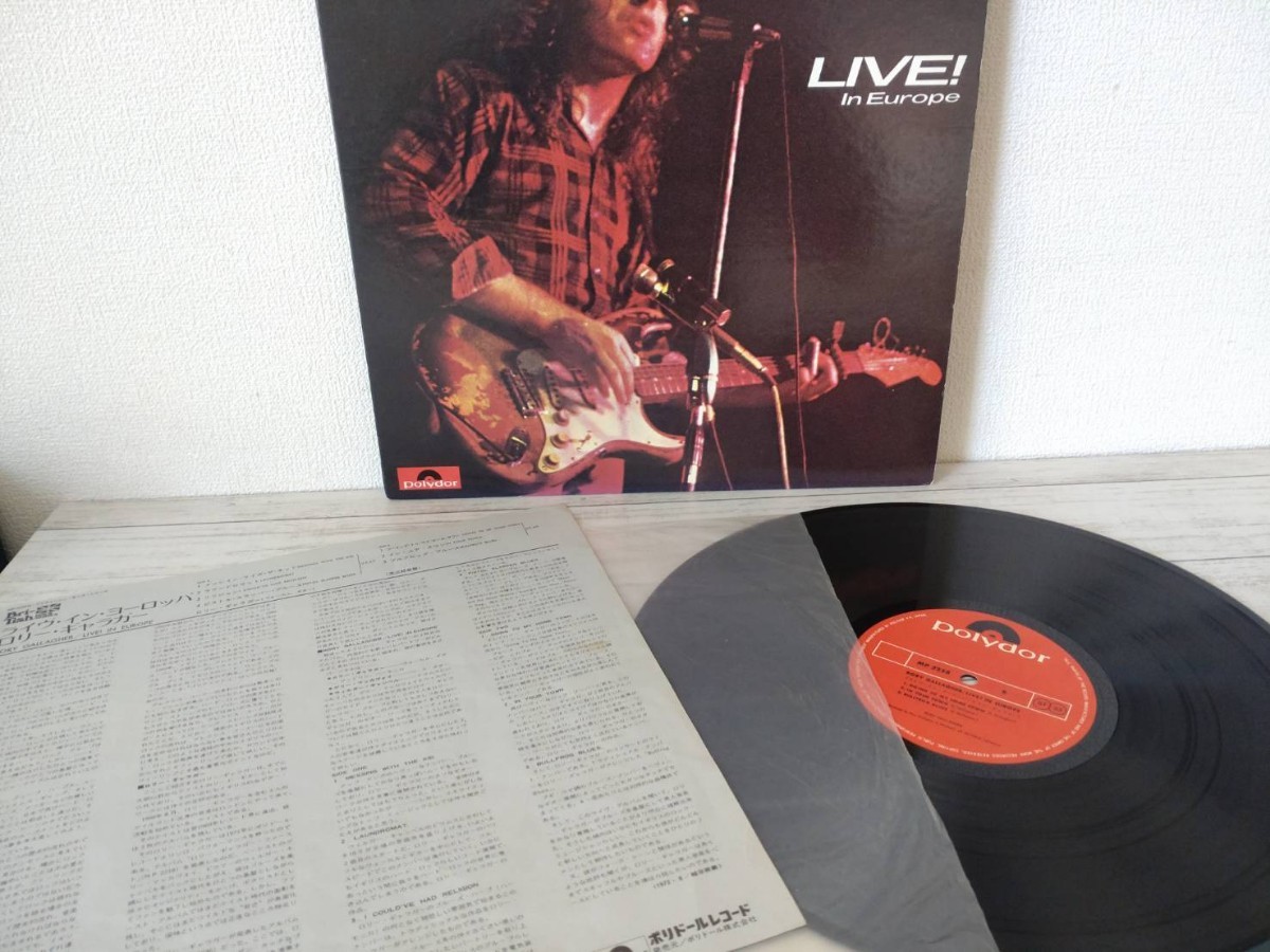 日本盤LPレコード ロリー・ギャラガー/ライブ・イン・ヨーロッパ RORY GALLAGHER - LIVE ! IN EUROPE 【JPN POLYDOR MP 2258】の画像4