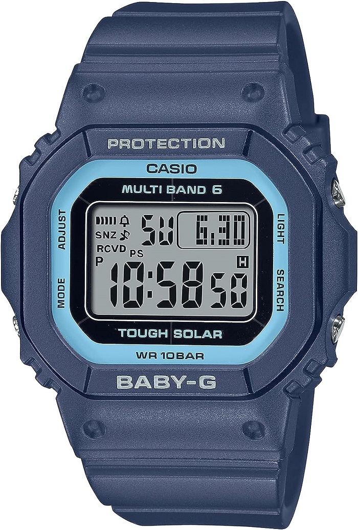 カシオ CASIO 腕時計 BABY-G BGD-5650-2JF　シンプル　ソーラー電波 レディース　デジタル　ブルー_画像1
