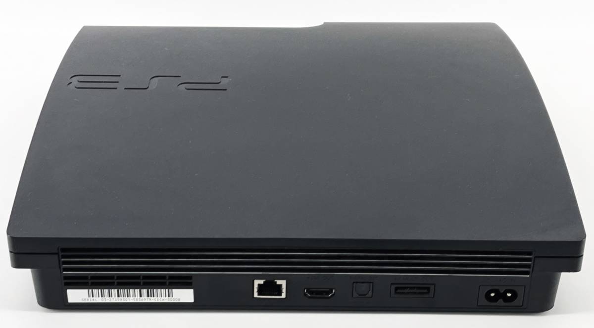 1円スタート 中古ゲーム機 Playstation3 320GB CECH3000B チャコール・ブラック プレステ PS3 プレイステーション_画像2