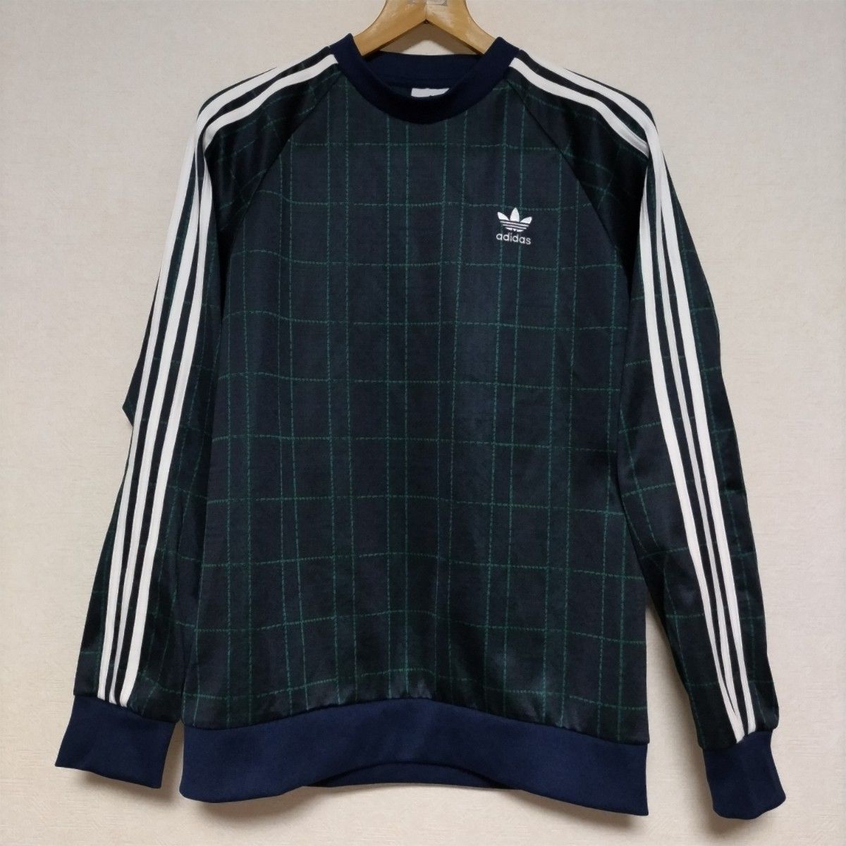 adidas アディダス TARTAN CREWNECK SWEAT タータンチェック adidas アディダス TARTAN CREWNECK SWEAT タータンチェック
