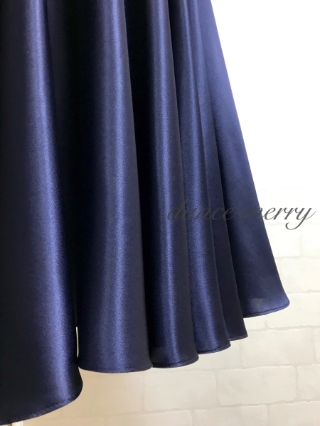 送料無料 【MERRY】最高級スカート 社交ダンス 4698 紺 ネイビー 送料無料 【MERRY】最高級スカート 社交ダンス 4698 紺 ネイビー