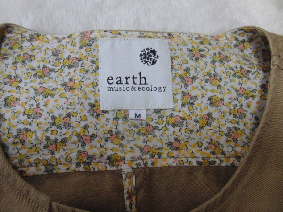 ★earth music&ecology★M★コート★スプリングコート★五～七分袖★アース★_画像3