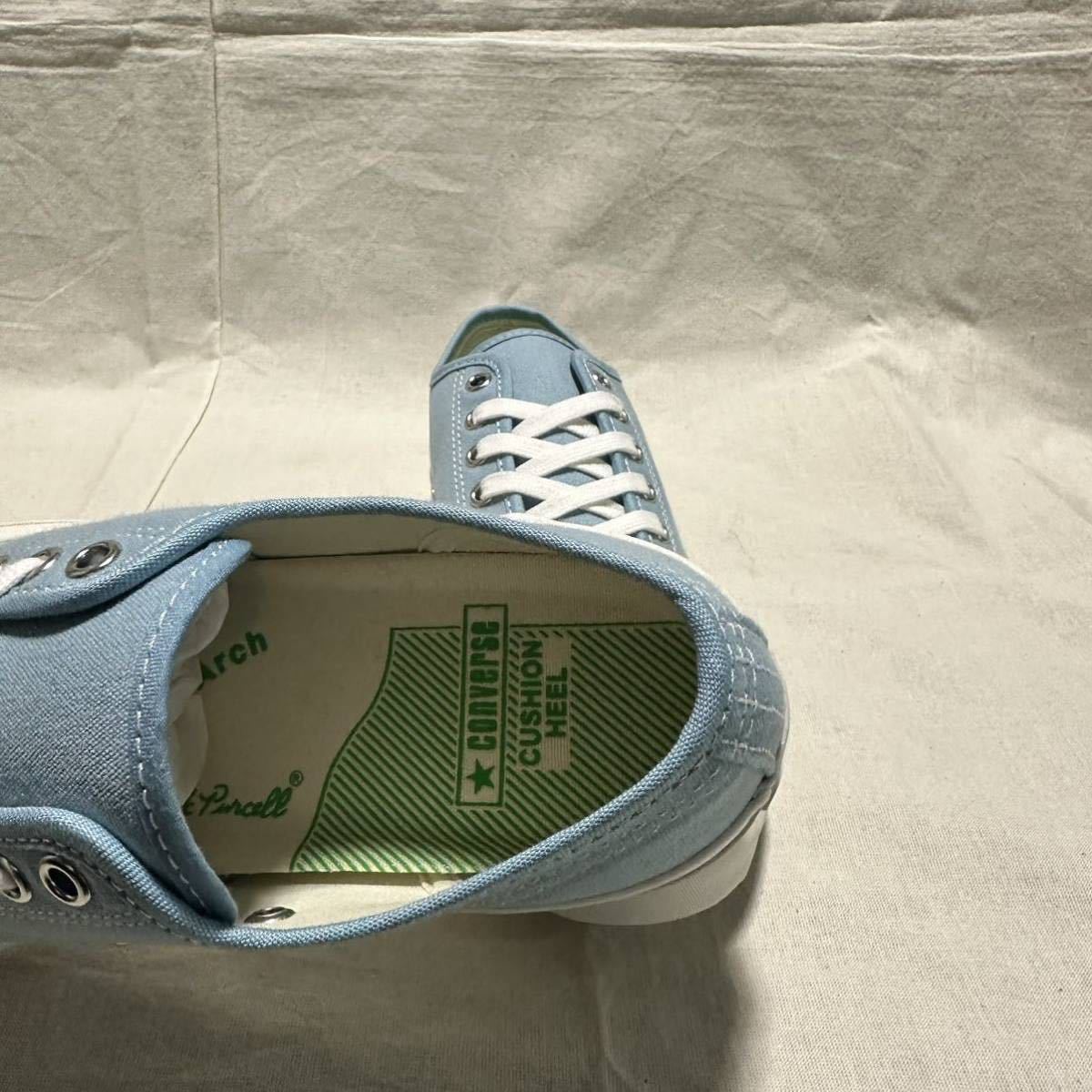 23AW 新品 CONVERSE ADDICT コンバースアディクト JACK PURCELL CANVAS ジャックパーセル LIGHT BLUE 29cm_画像8