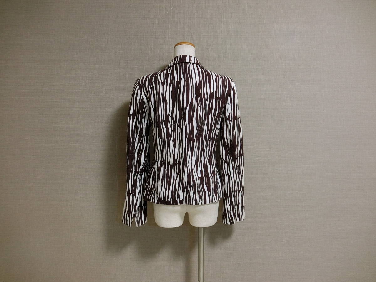  Italy made white tag Max Mara Max Mara linen1. jacket total pattern 38