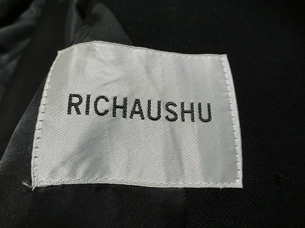 極美品　RICHAUSHU　ピンクハウス　フォーマル　ダブル　パンツ　セットアップ　ブラック　９_画像4