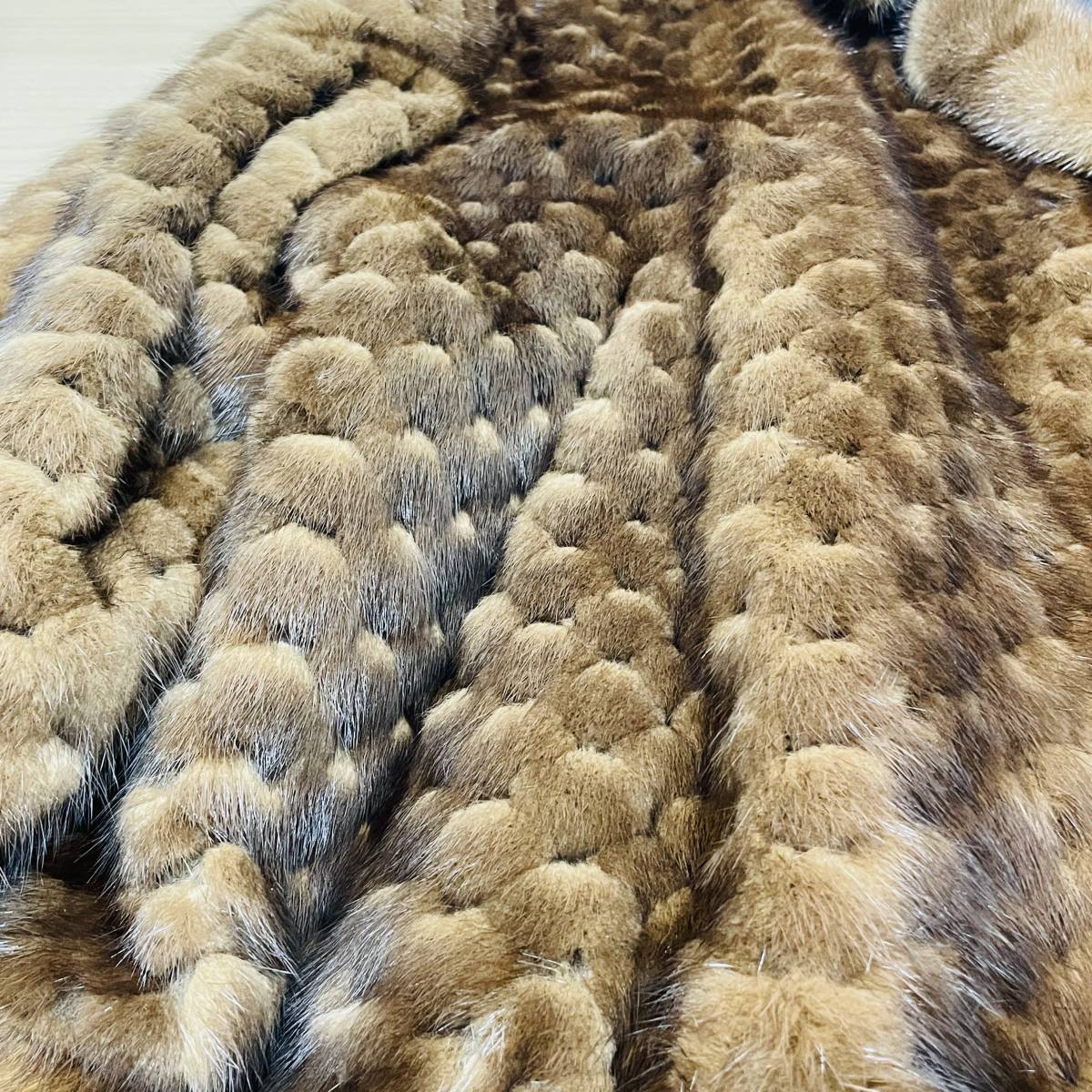 ●毛皮コート メンズ ミンク？ サイズ13 着丈約63cm ダークブラウン MATSUMOTO FUR マツモトファー IFA会員★20188_画像9