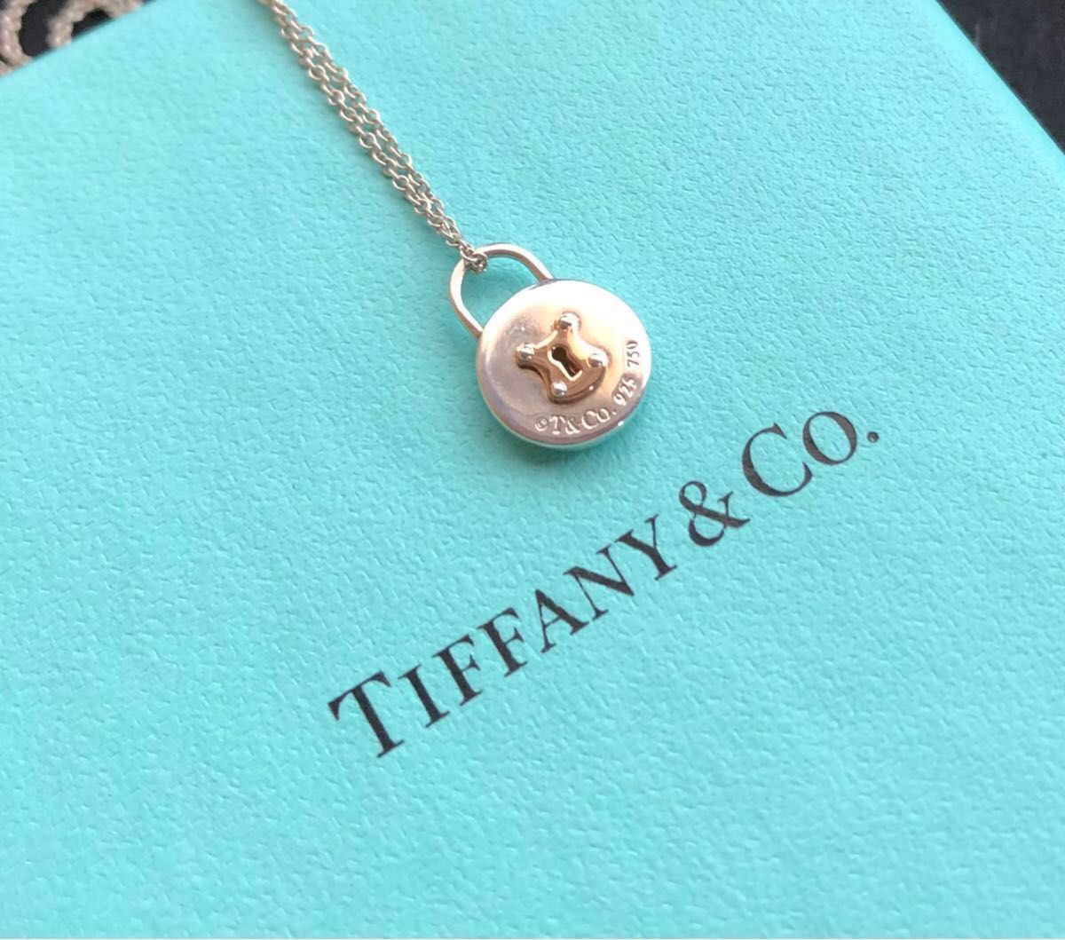TIFFANY&Co ティファニー 南京錠 ラウンドロック ペンダント TIFFANY&Co ティファニー 南京錠 ラウンドロック ペンダント