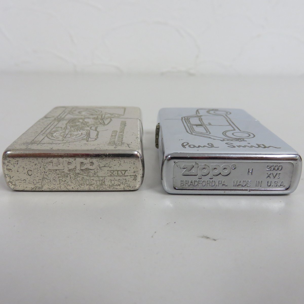 【80】1円～ ZIPPO ジッポー ポールスミス スズキ GS110X ジッポ ライター 錆有り 火花未確認 着火未確認 現状品 ジャンク品_画像5