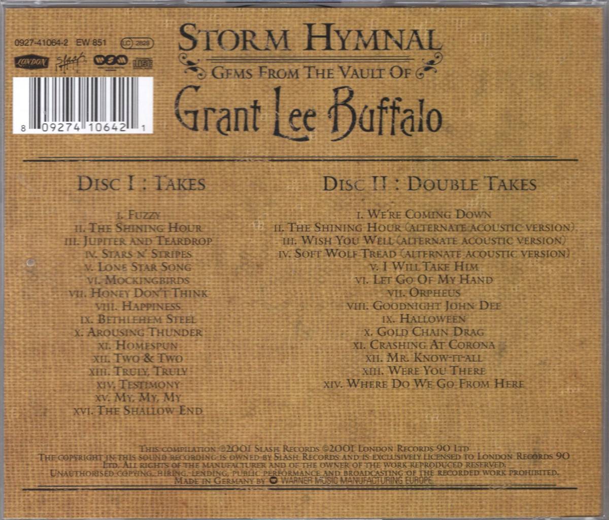 CD) GRAND LEE BUFFALO storm hymnal_画像2