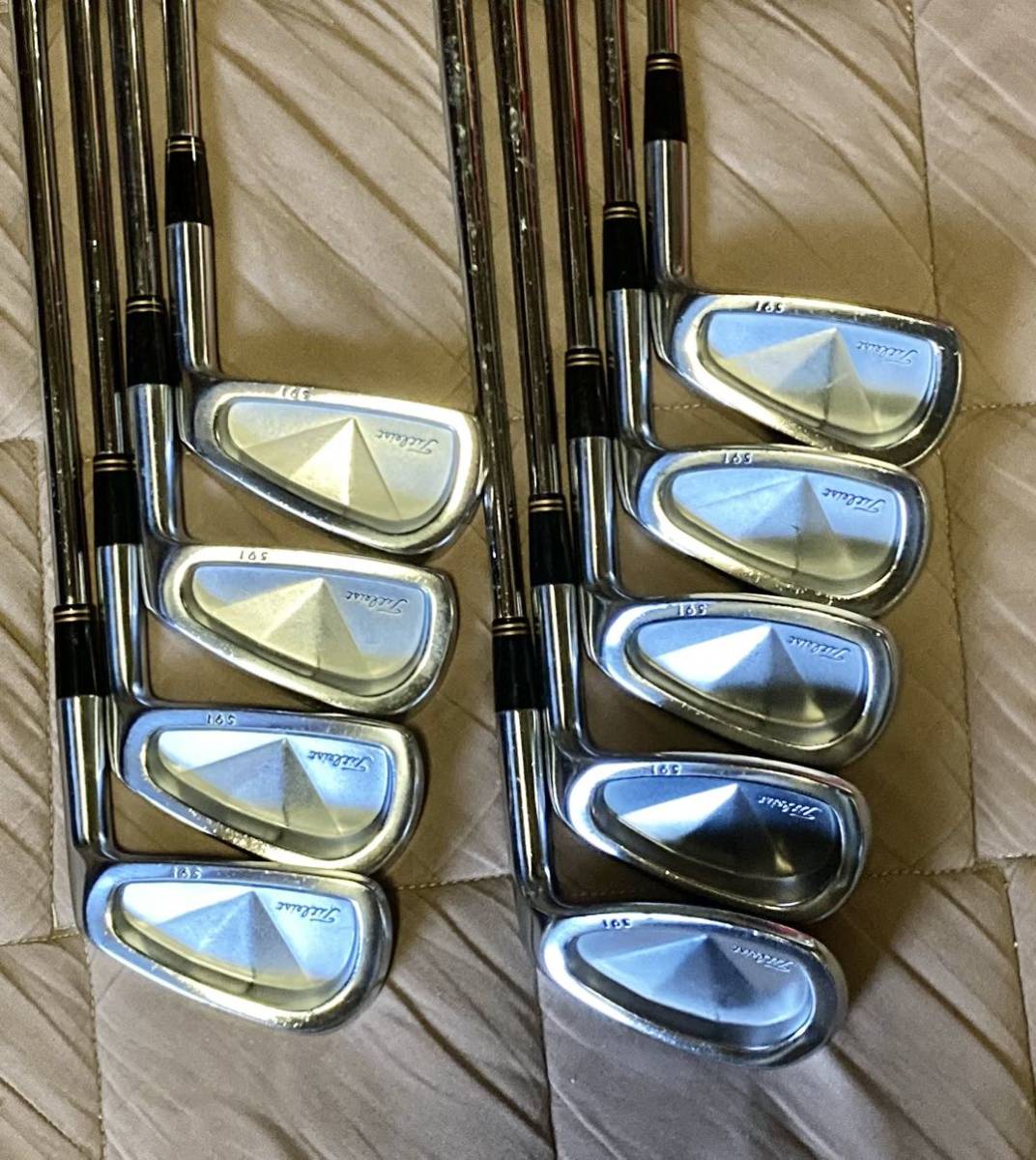 タイトリスト 591 FORGED PRECISION Super Lite S #3〜P,W 9本セット 三浦技研製_画像2