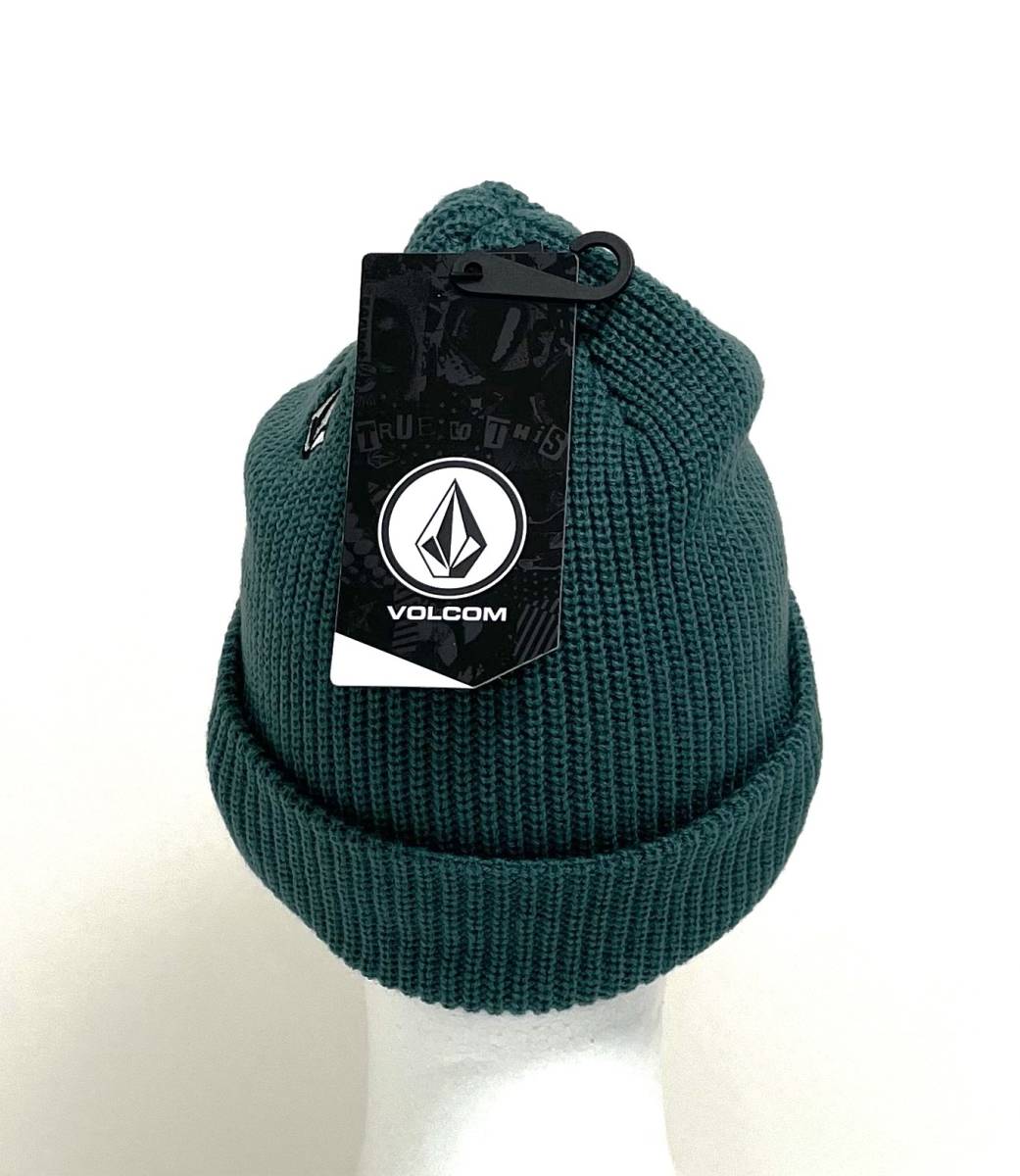 VOLCOM ボルコム D5832202RGR② ビーニー シンプルなニット帽 ロゴ刺繍 Logo レンジャー・グリーン色 緑色系 ヴォルコム 新品即決 送料無料_画像4