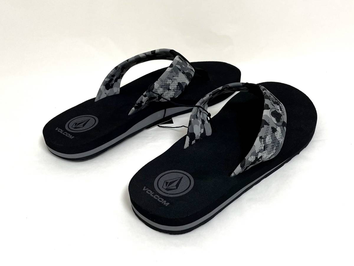 VOLCOM ボルコム V0811773CAM② メンズ US9 27cm ビーチサンダル BeachSandal ビーサン カモ柄 迷彩色 Camo ヴォルコム 新品 即決 送料無料の画像4