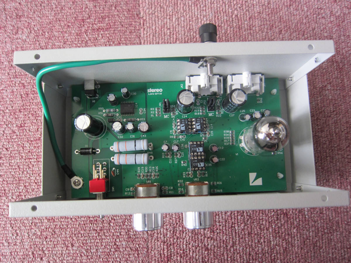 LUXMAN フォノイコライザー LXV-OT10 オペアンプMUSES03D 電源アダプターiFi audio iPower 真空管Mullard 中古品_画像6