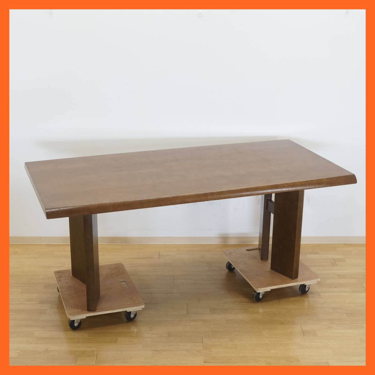 前ダ:【カリモク家具】ダイニングテーブル 約180.0×89.5㎝ 高さ約72.5㎝ 食卓テーブル リビング家具 国産