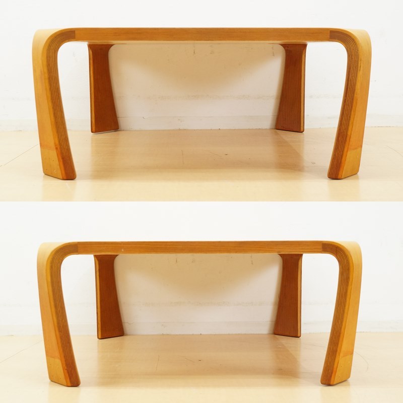 東ハ: 天童木工 Tendo プライウッド 約75.5×75.5㎝ 高さ約33.6 東ハ: 天童木工 Tendo プライウッド 約75.5×75.5㎝ 高さ約33.6